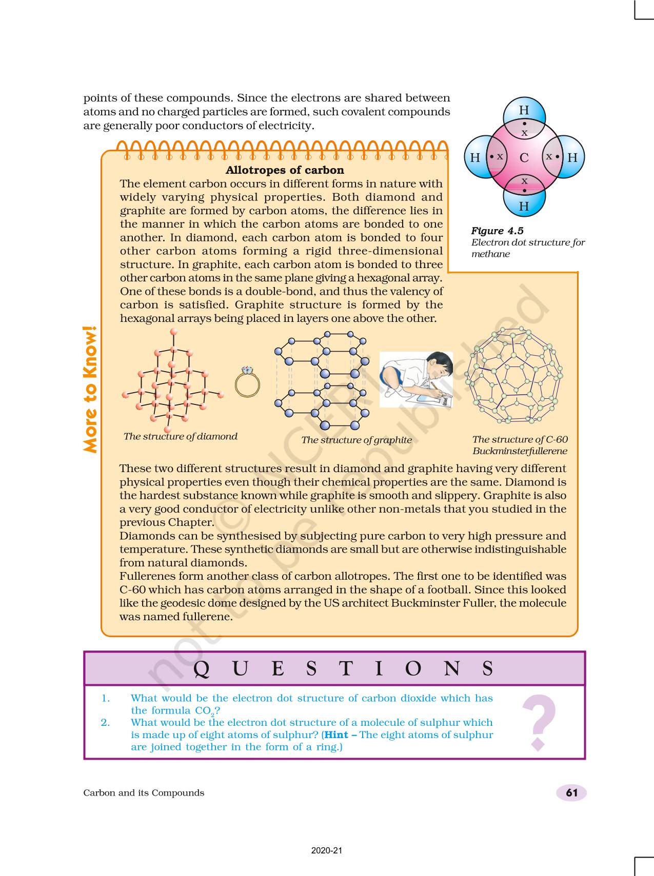 Carbon And Its Compounds - NCERT Book of Class 10 Science